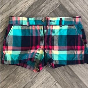 Women’s plaid shorts